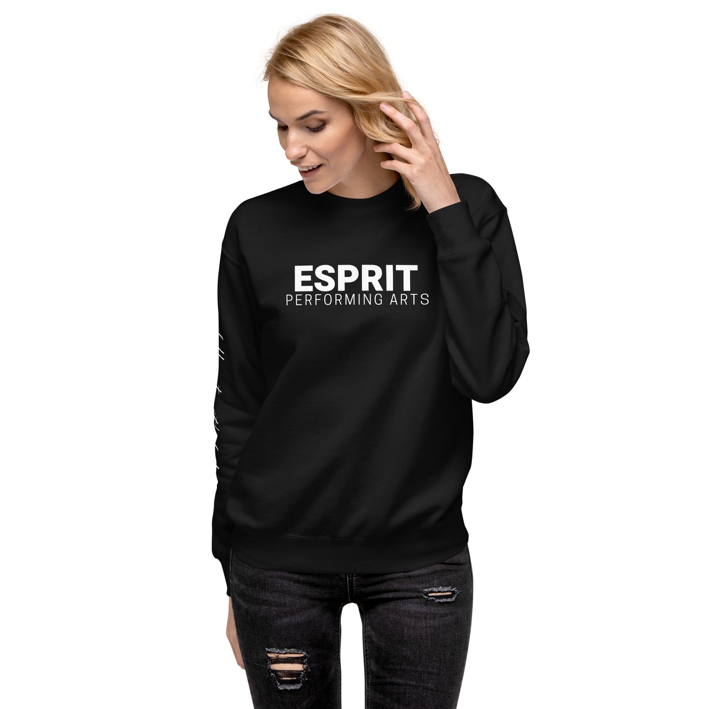 Esprit Performing Arts Adult Sweatshirt - "full out with feeling"